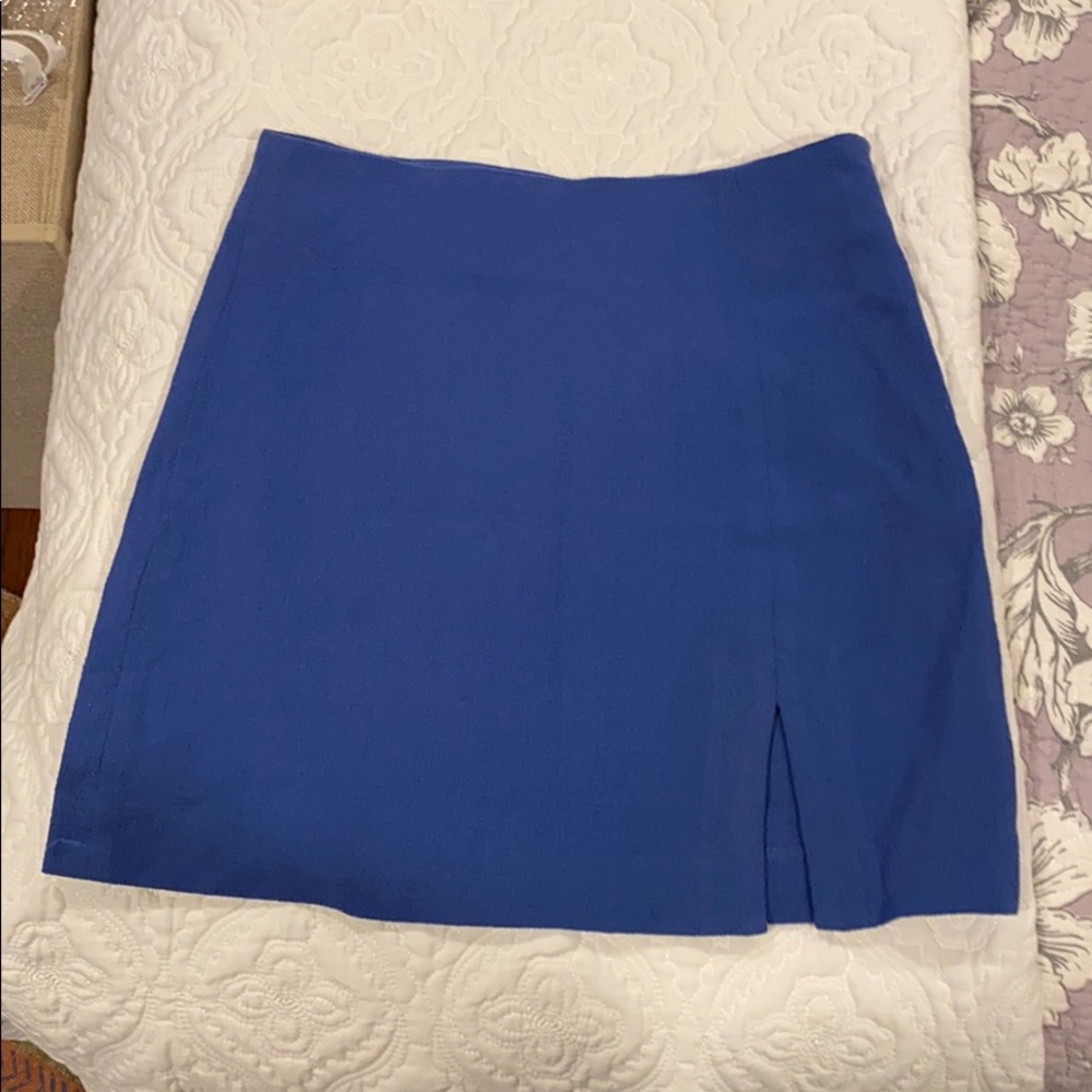 BCBGeneration Blue Mini Skirt